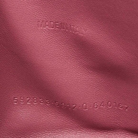 Balenciaga Sweet Pink Metallic Coated Canvas Hourglass XS Top Handle Bag - Picture 9 of 10